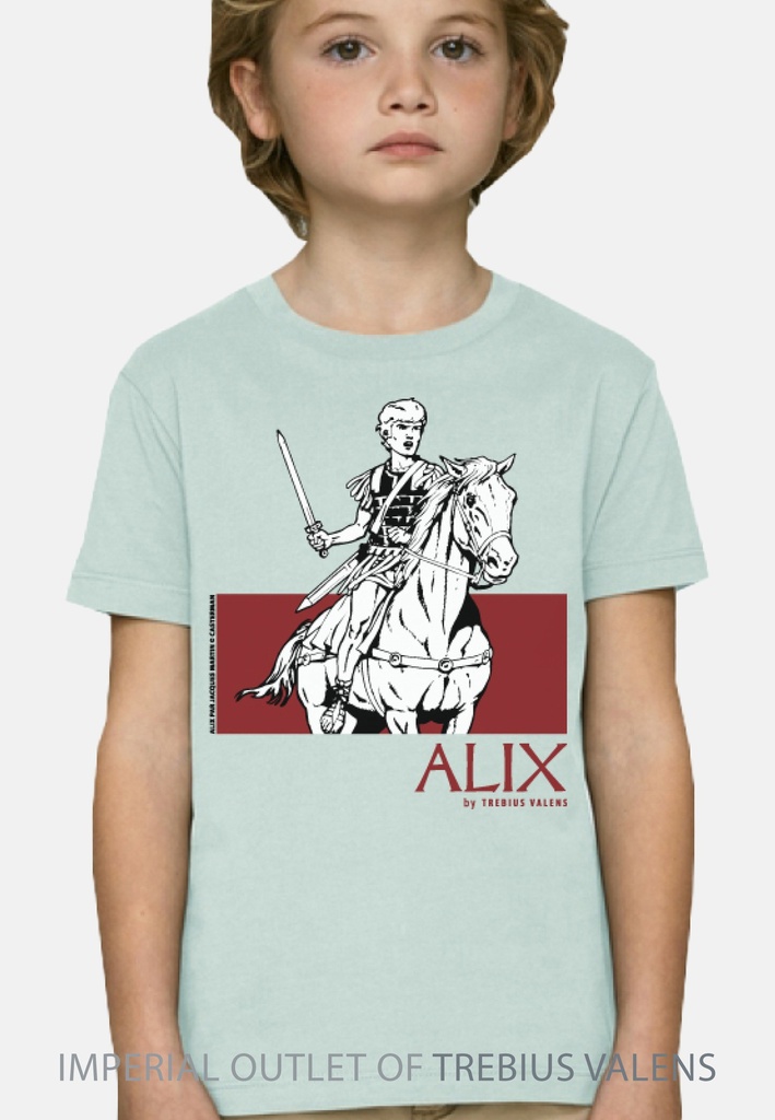 T-SHIRT ALIX CAVALIER | Bleu