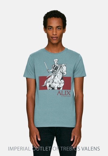 T-SHIRT ALIX CAVALIER | Bleu